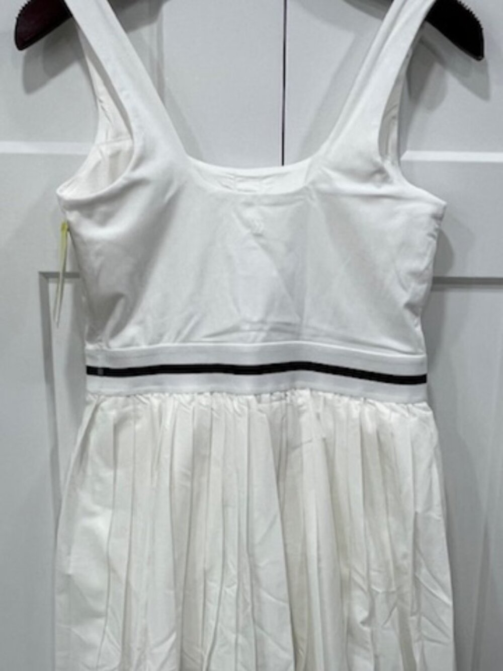 All in Motion Women's Pleated Active Dress, White and black, Size M, NWT - Picture 2 of 7